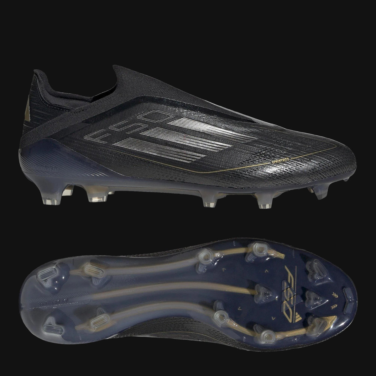 Adidas F50 Elite FG - Black LaceleesAdidas F50 Elite FG - Black Lacelees