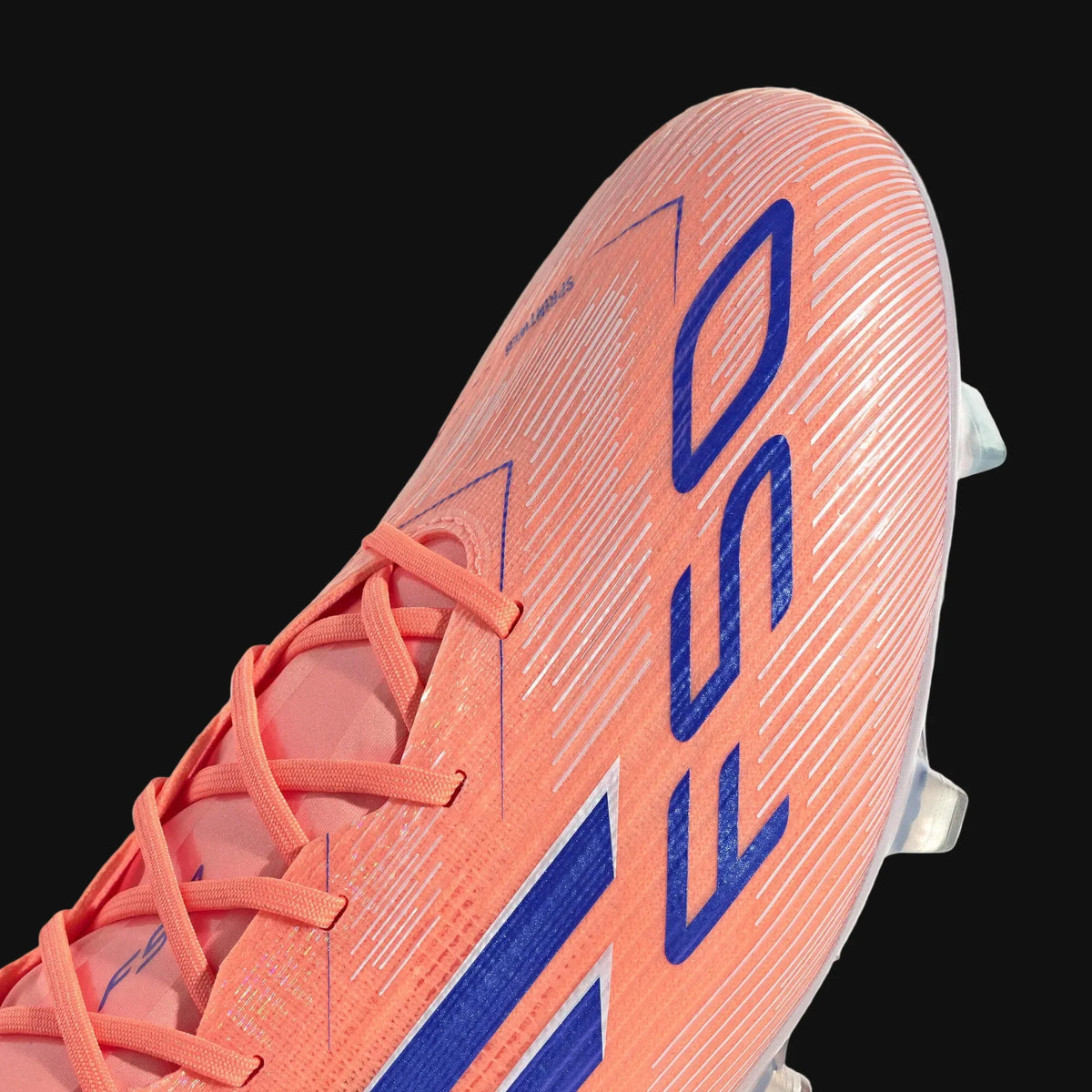 Adidas F50 Elite FG Firm Ground soccer cleats in the orange "Coral Blaze"
